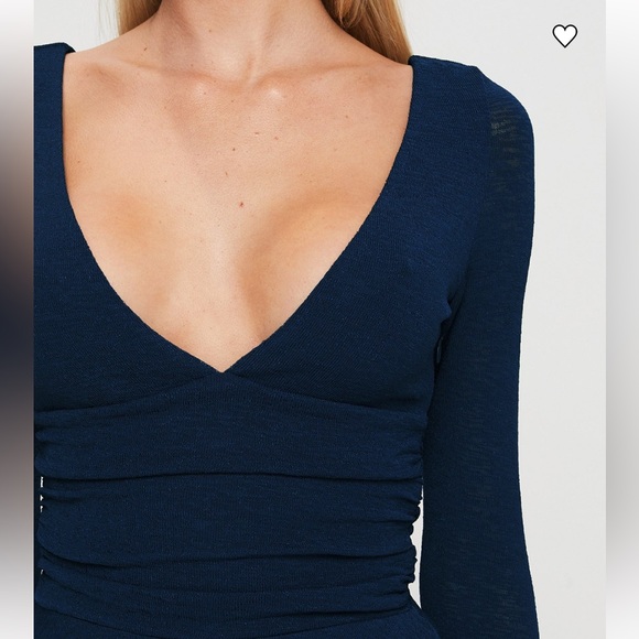 Princess Polly Nautia Long Sleeve Romper in Navy - Picture 5 of 5